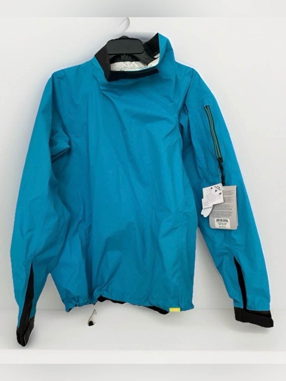 NRS Women's Large Blue Waterproof Hyprotex Splash Jacket for Kayaking - New!!